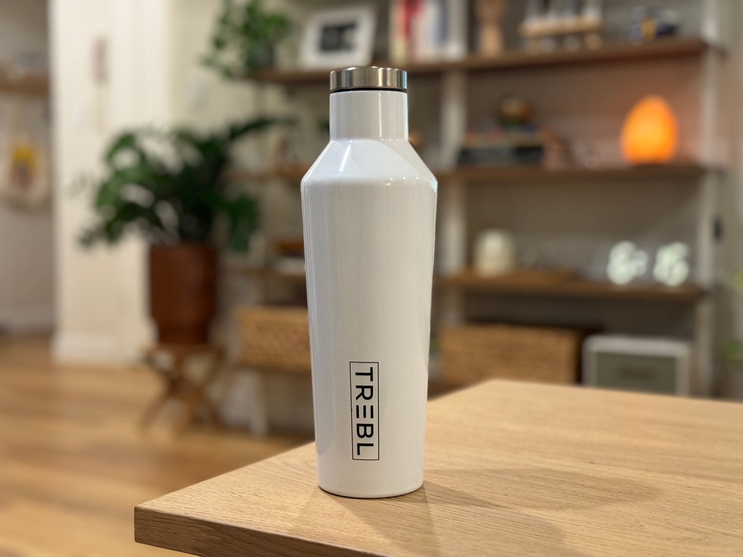 TREBL Stainless Steel Bottle White