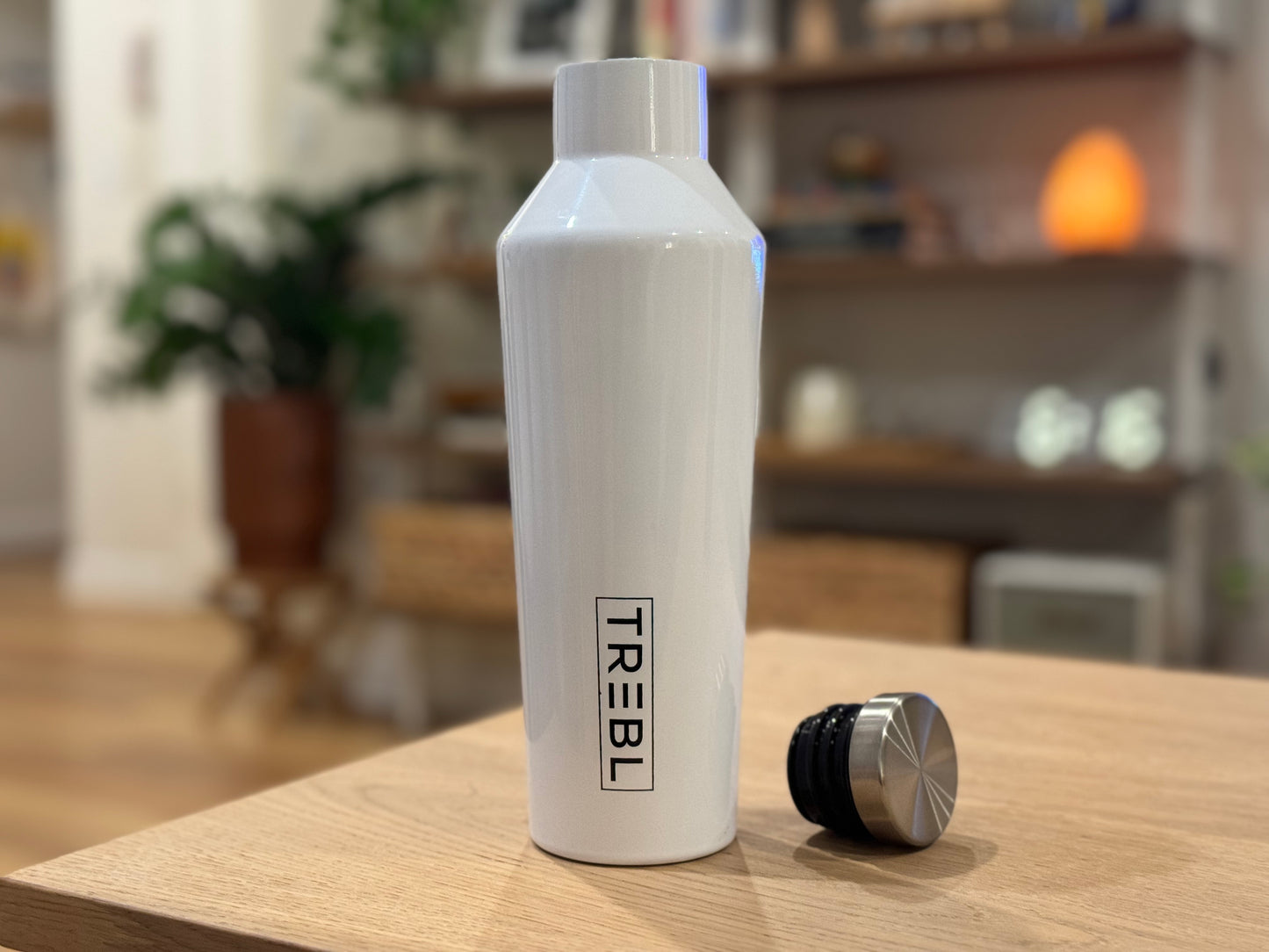 TREBL Stainless Steel Bottle White